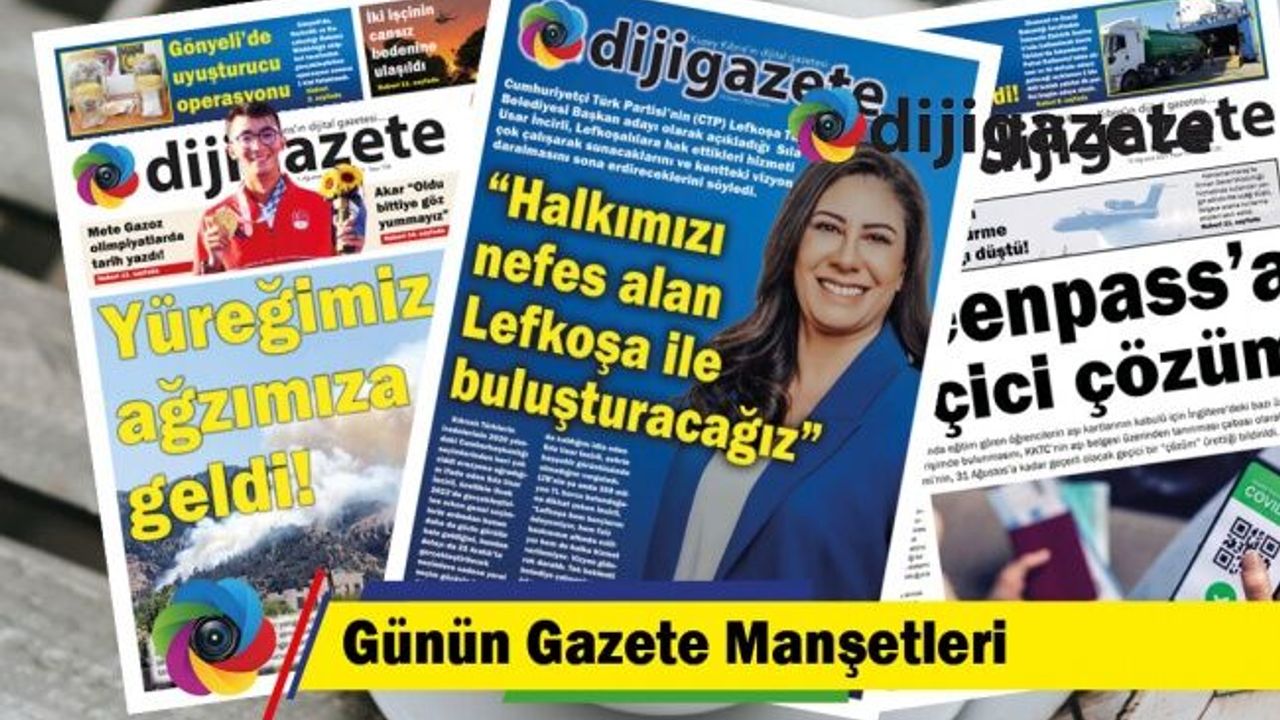 18 Kasım 2022 KKTC-TC Gazete Manşetleri