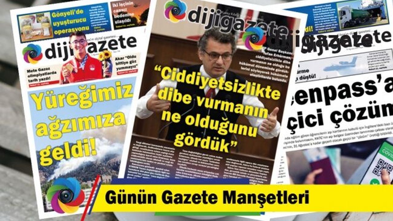 1 Şubat 2023 KKTC- TC Gazete Manşetleri