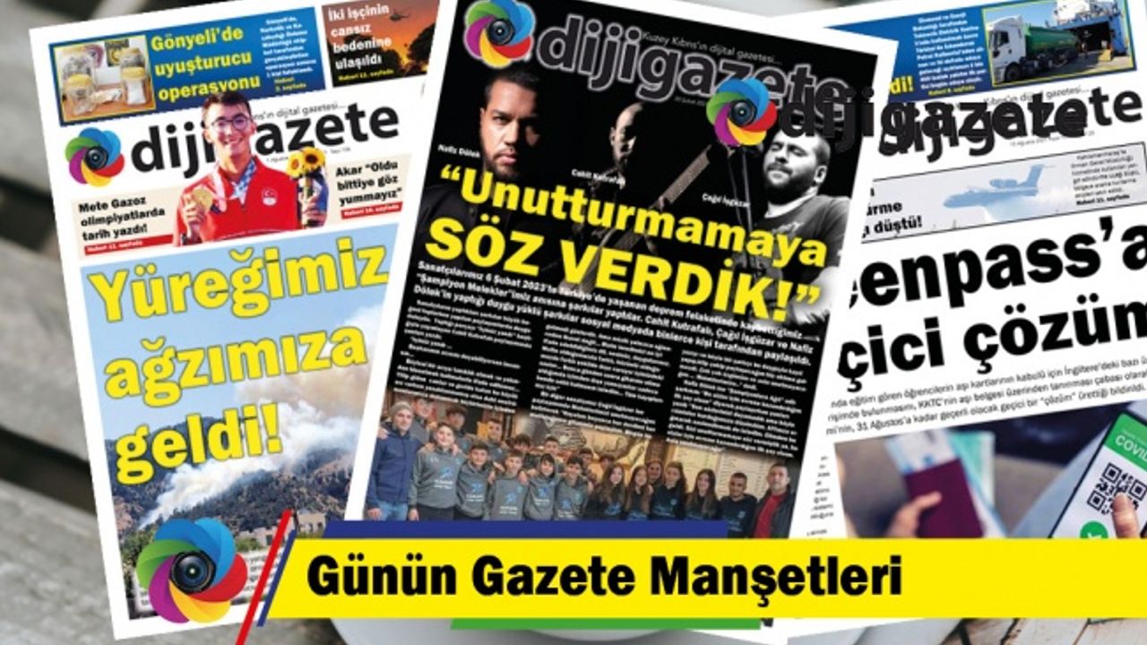 20 Şubat 2023 KKTC-TC Gazete Manşetleri