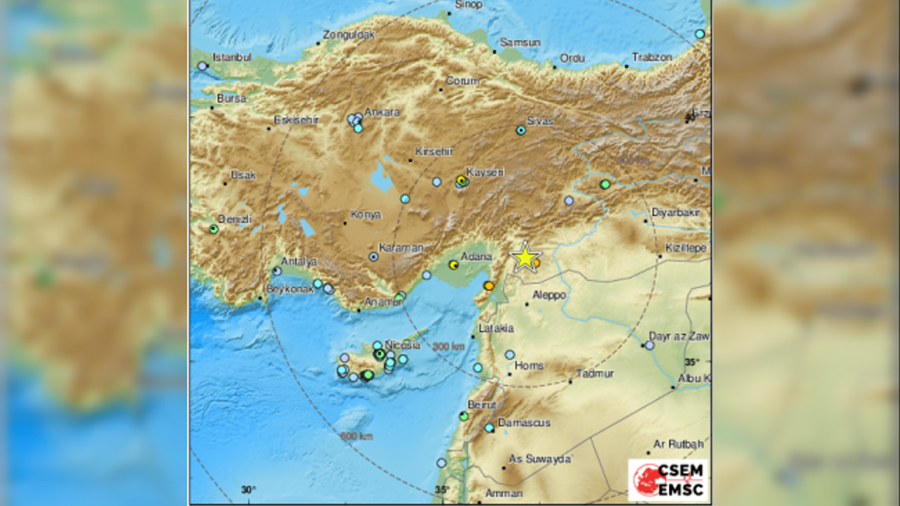 Türkiye'deki şiddetli deprem Kıbrıs'ta da hissedildi