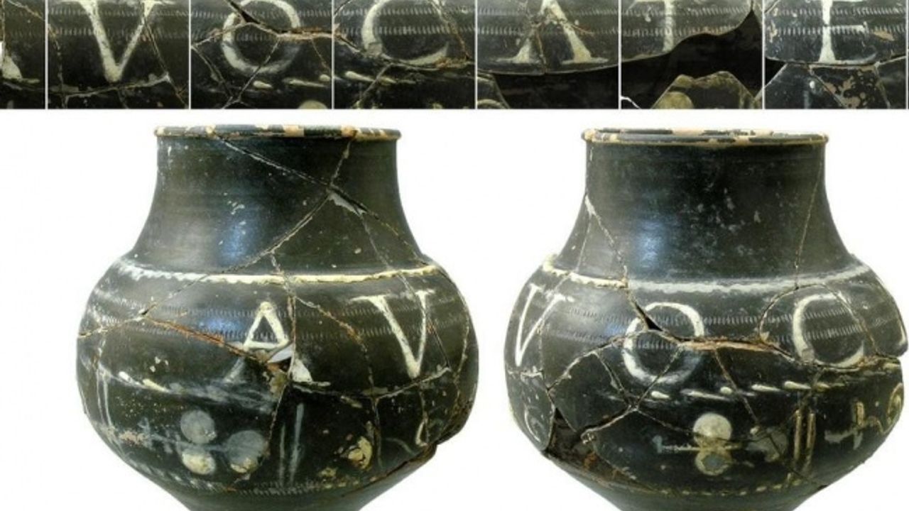 Belçika'da Roma döneminden kalma "kendini eğlendir" yazan kupalar bulundu