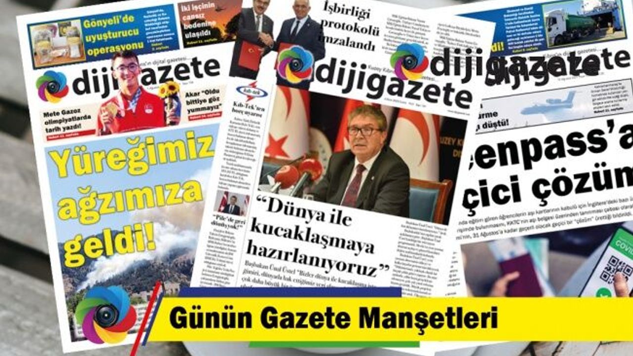 6 Ekim 2023 KKTC-TC Gazete Manşetleri