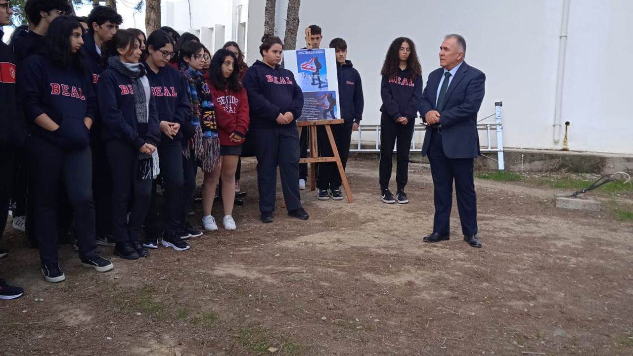Bülent Ecevit Anadolu Lisesi’nde, Birkan Uzun anısına fidan dikme etkinliği düzenlendi