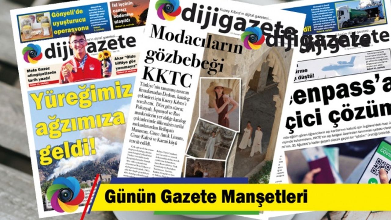 10 Haziran 2024 KKTC-TC Gazete Manşetleri