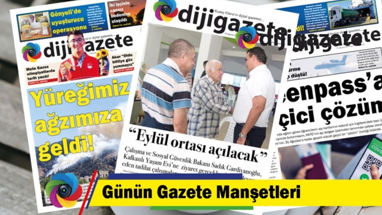 23 Ağustos 2024 KKTC-TC Gazete Manşetleri