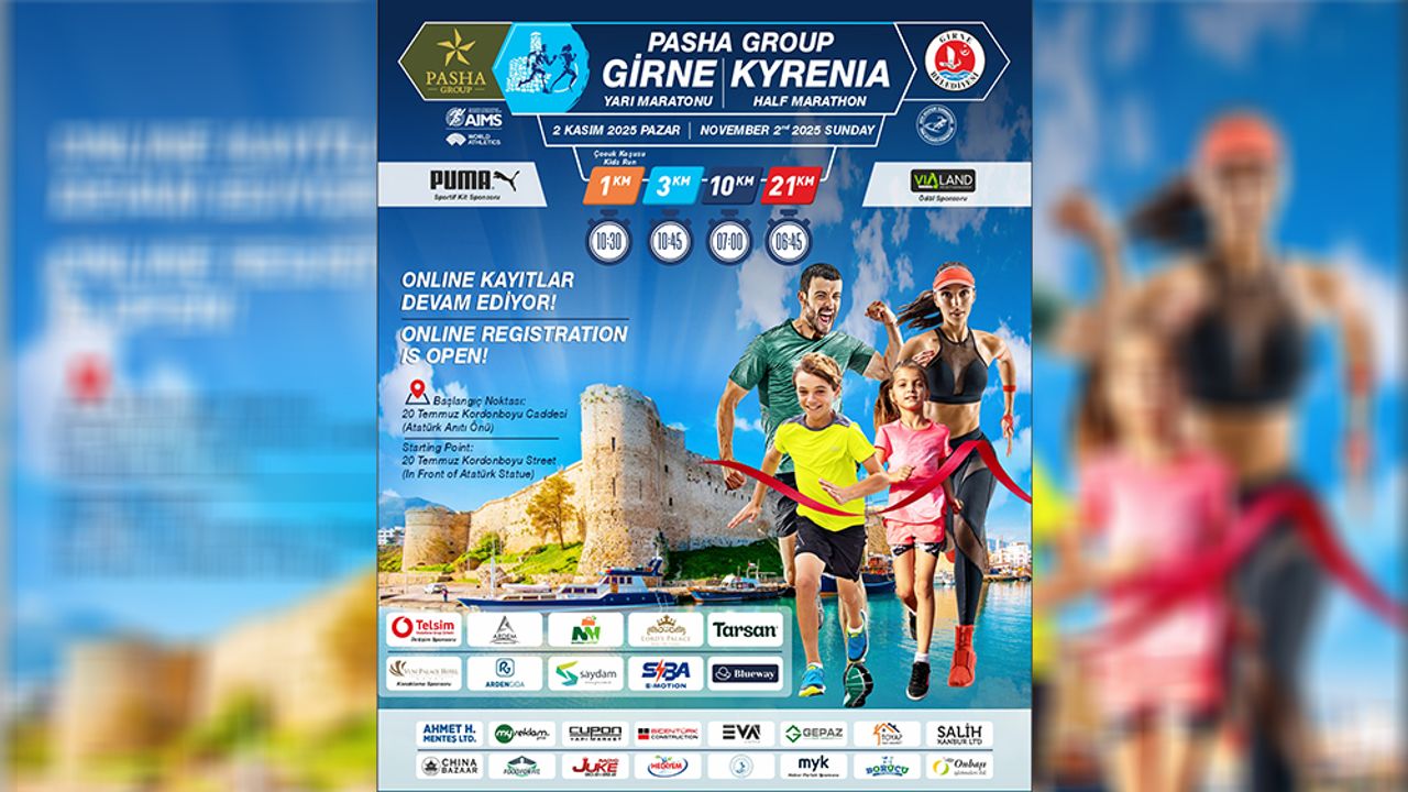 Girne’de pazar gün maraton ve baklava festivali var