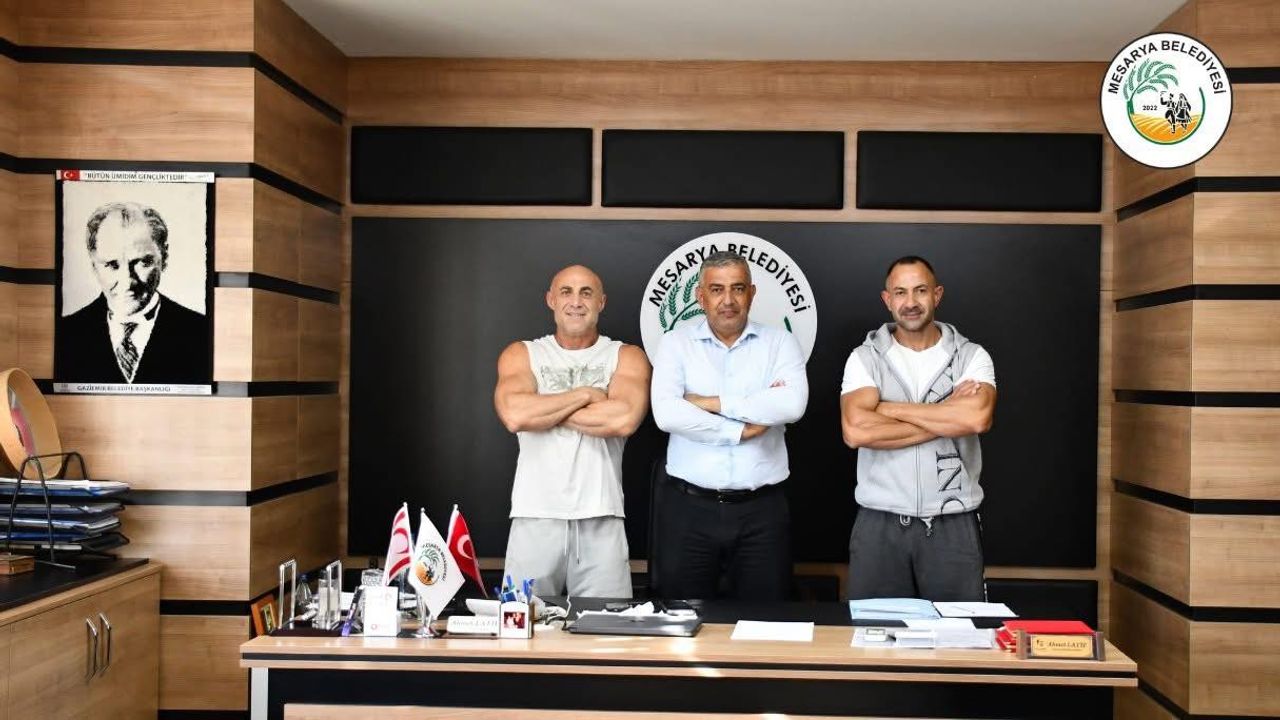 Mesarya Belediyesi, sporcuları ağırladı