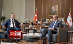Cumhurbaşkanı Tatar, LTB Başkanı Harmancı’yı kabul etti
