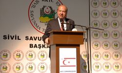 Tatar, Sivil Savunma Teşkilat Başkanlığı Gazimağusa Bölge Müdürlüğü'nün terhis törenine katıldı