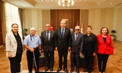 Cumhurbaşkanı Tatar, Kıbrıs Türk Engelliler Federasyonu’nu kabul etti