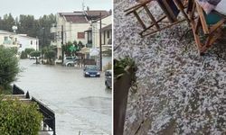 Şiddetli yağış Güney Kıbrıs'ı felç etti