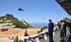 Şehit Teğmen Caner Gönyeli tatbikatı kara safhası Girne 101 Evler bölgesinde icra edildi