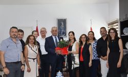 Çavuşoğlu, Yön-Der ve beraberindeki okul yöneticileri kabul etti