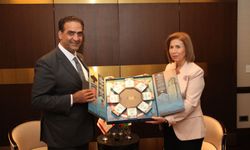 Gardiyanoğlu, Azerbaycan Aile, Kadın ve Çocuk İşleri Devlet Komitesi Başkanı Bahar Murdova ile görüştü