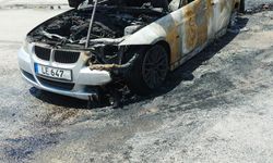 Alayköy’de araç yangını...