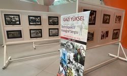 Gazi Yüksel’in retrospektif sergisi Ercan Havalimanı'nda açıldı