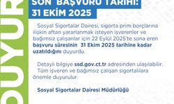 Sigorta affı başvuru süresi 31 Ekim'e kadar uzatıldı