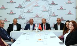 Cumhurbaşkanı ve bağımsız cumhurbaşkanı adayı Tatar, ADASEN’i ziyaret etti