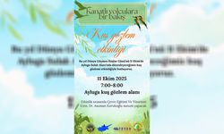 Kuş gözlem etkinliği cumartesi günü yapılacak