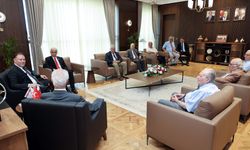 Öztürkler, TMT Mücahitler Derneği heyetini kabul etti
