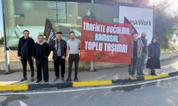 Bağımsızlık Yolu, kamusal toplu taşıma talebiyle eylem yaptı