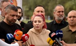 Gazeteci Pınar Barut tehdit edildiği gereçkesiyle eylem düzenledi