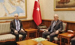 Yaşar Güler, Ankara Büyükelçisi Korukoğlu'nu kabul etti