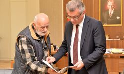 Cumhurbaşkanı Erhürman, Sıla 4'ün üyesi Ferahzad Gürsoy ile görüştü