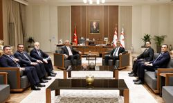 Cumhurbaşkanı Erhürman, iş insanlarından oluşan heyeti kabul etti