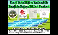 Enerji verimliliği ve yenilenebilir enerji konularıyla ilgili seminer düzenlenecek