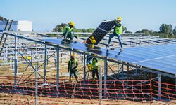 Haspolat Arıtma Tesisi’ne güneş enerji sistemi kurma çalışmaları sürüyor