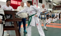 Taekwondocular kırışta yarıştı