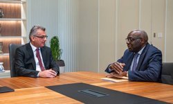 Cumhurbaşkanı Erhürman, Diagne’yi kabul etti