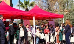 KKTC'de çocukların katıldığı sıfır atık ve geri dönüşüm etkinliği düzenlendi