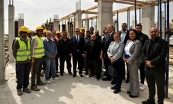 Üstel, Dikmen Sağlık Merkezi inşaatında inceleme yaptı