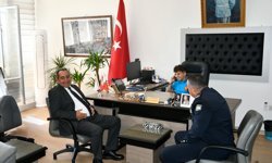 Dr. Suat Günsel Devlet İlkokulu öğrencilerden PGM Vekili Karagil’e ziyaret