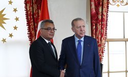 TC İletişim Başkanlığından TC Cumhurbaşkanı Erdoğan'ın Cumhurbaşkanı Erhürman ile görüşmesine ilişkin açıklama