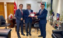 Dışişleri Bakanı Ertuğruloğlu, TÜRKGEF Başkanı Bayduz’u kabul etti