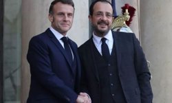 Hristodulidis dün Macron’la bir araya geldi