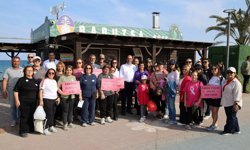 İskele’de kansere karşı farkındalık yürüyüşü düzenlendi