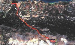 Dağ yolunda yol yapım çalışmaları başladı