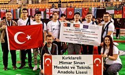 Türk öğrenciler robotikte zirvede: Dünya birinciliği Kırklareli’nden