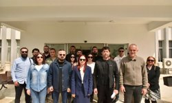 KTOEÖS, Lefkoşa Polis Müdürlüğü önünde basın açıklaması yaptı