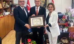 Zaimağaoğlu, TDK Başkanı Mert ile AÖA Başkanı Konedralı ile görüştü