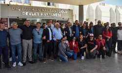 Sendikalardan Nalbantoğlu Hastanesi’ne destek ziyareti