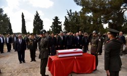 1964 yılında kaybolan Şehit Reşat Ahmet askeri törenle defnedildi