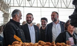 TDP Gazimağusa'da açık pazarda esnaf ve vatandaşlarla buluştu