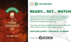 ‘Robinsons 2026 Tennis Tournament Cup’, Lefkoşa Şehir Kulübü’nde yapılacak