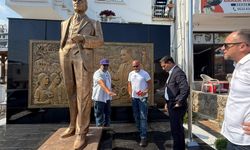 Kırok, Atatürk Büstü ve çevre düzenleme çalışmalarını inceledi