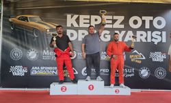 Drag sporcuları Antalya ve Güney Kıbrıs'tan kupalarla döndü